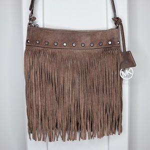 MICHAEL Michael Kors Small Billy Fringe Messenger